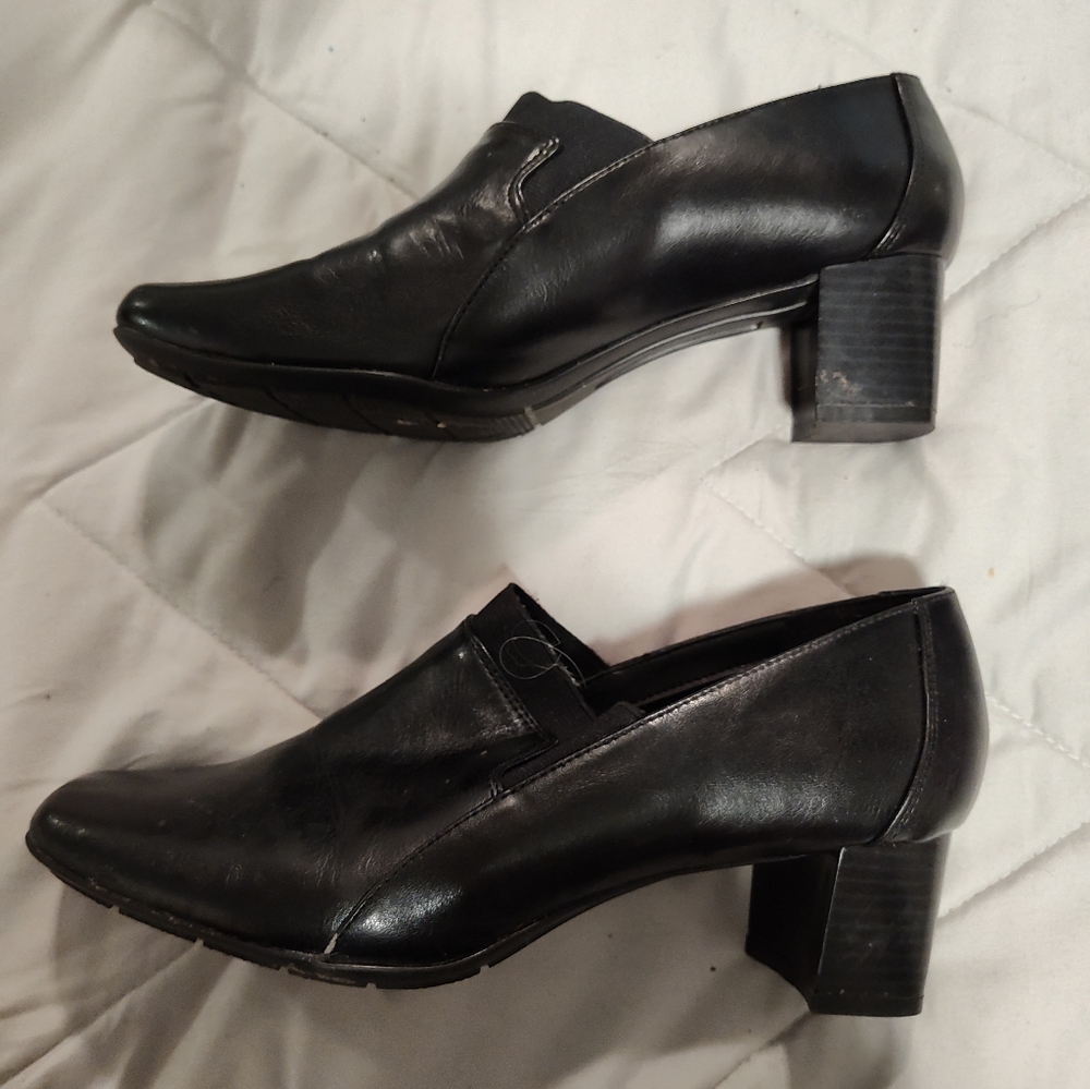 Women's Cabrizi Black Dress Shoe 9.5 - Picture 2 of 3